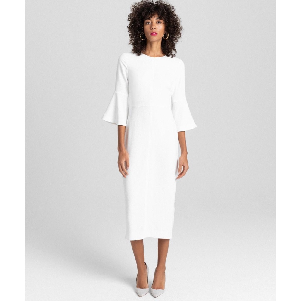 A.L.C Eggshell Robbins Midi Dress